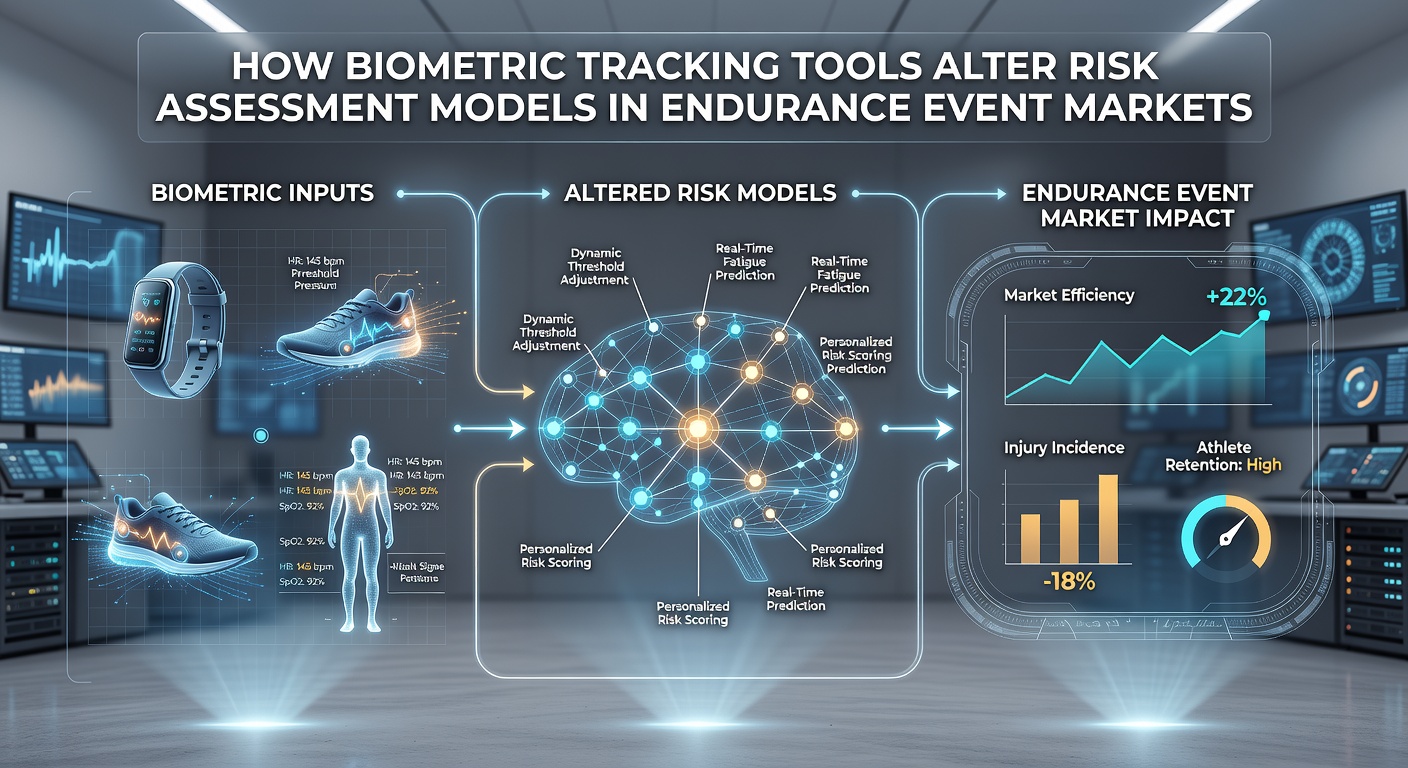 Dashboard showing synchronized biometric metrics influencing live odds adjustments in an endurance race betting interface