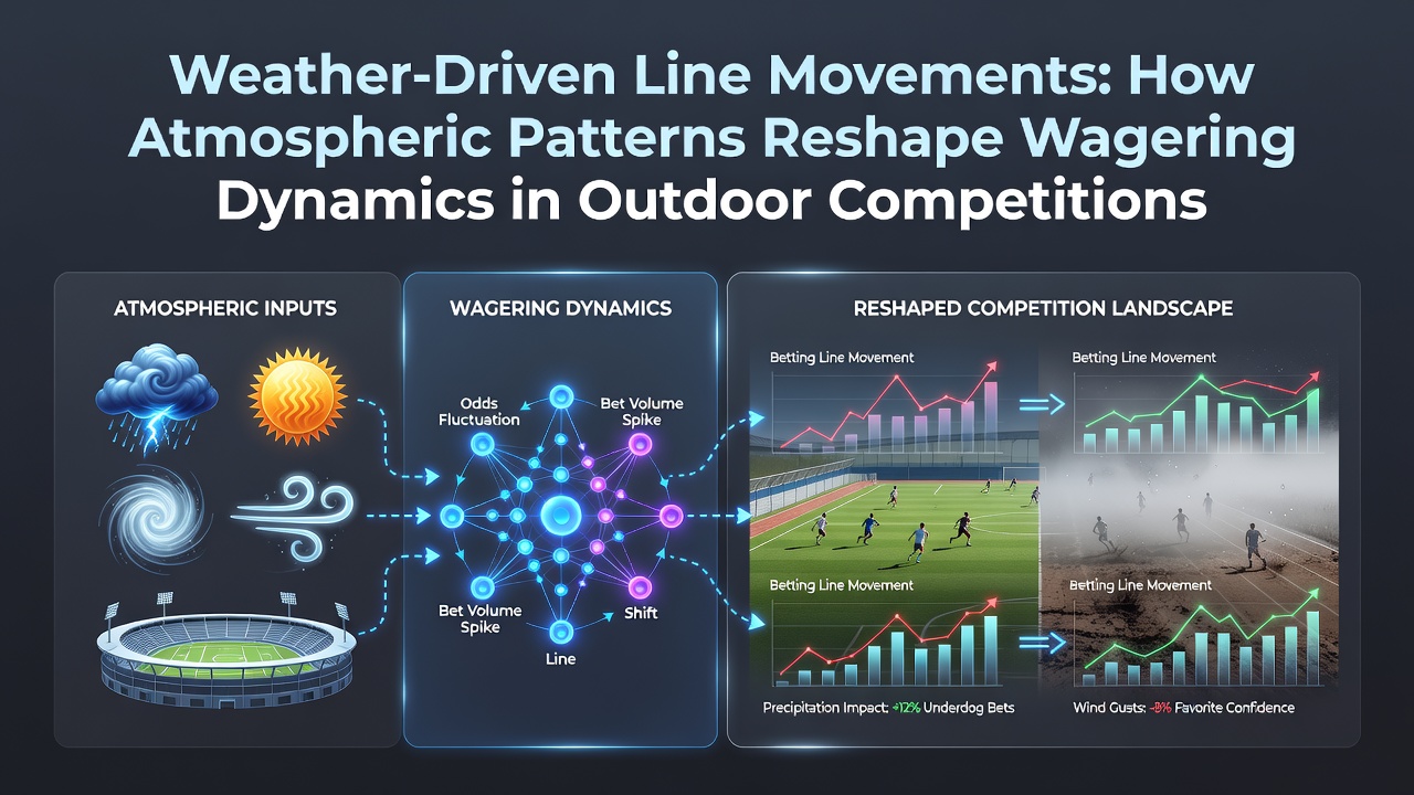 Weather patterns affecting outdoor sports betting lines in professional competitions